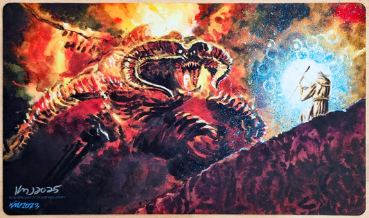 You Shall Not Pass! - Ken Meyer Jr. - Signed MTG Playmat