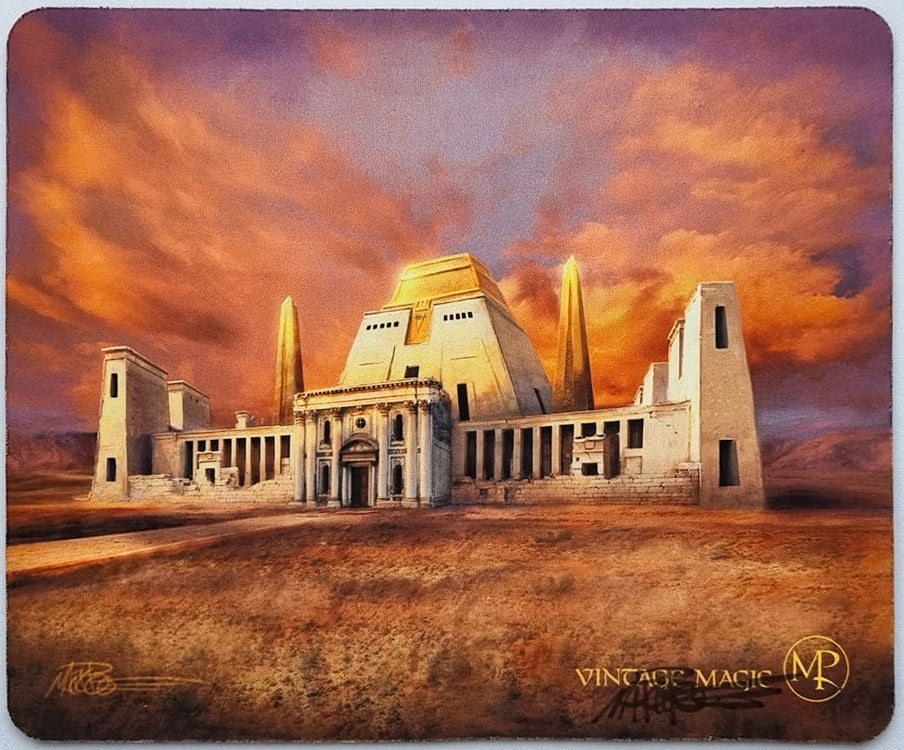 Library Solara (Library of Alexandria Reimagined) - Mark Poole - Signed by the Artist - MTG Mouse Pad
