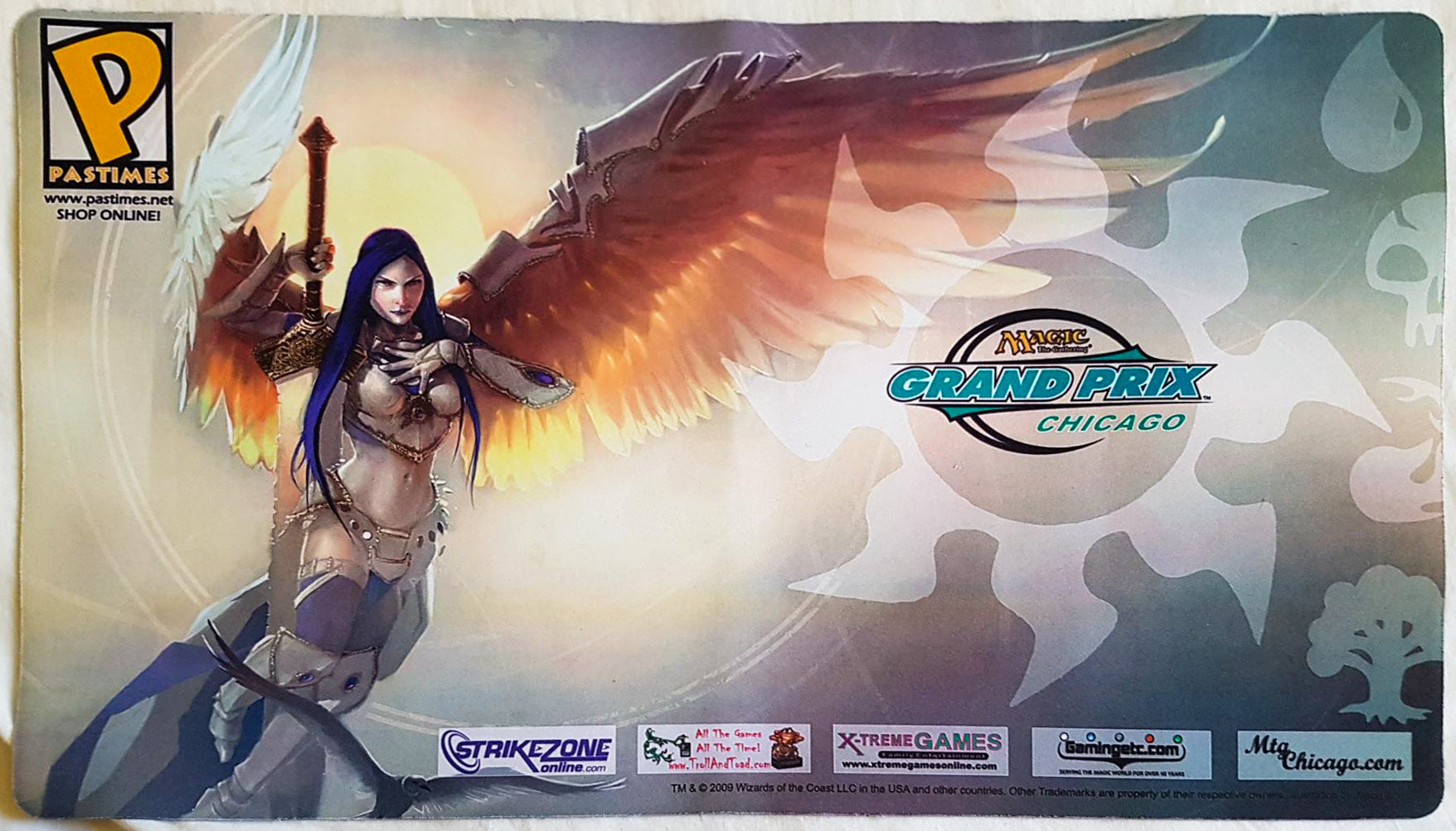 Akroma, Angel of Wrath - Grand Prix Chicago 2009 - MTG Playmat
