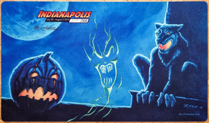 All Hallow's Eve - Christopher Rush - Gen Con Indianapolis 2015 - Stamped by the Artist - Limited Edition [300 Copies] - MTG Playmat