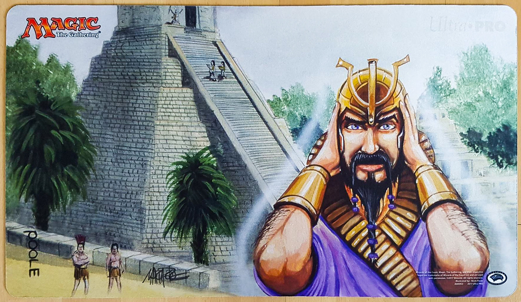 Ancestral Recall - Mark Poole - Signed by the Artist - MTG Playmat