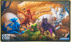 Baby Dragons - Gen Con 2019 - Embroidered - MTG Playmat