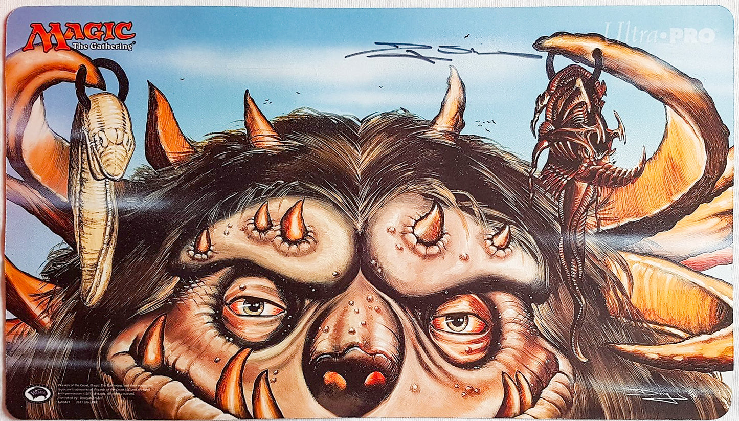 B.F.M. (Big Furry Monster) - Douglas Shuler - Signed by the Artist - MTG Playmat