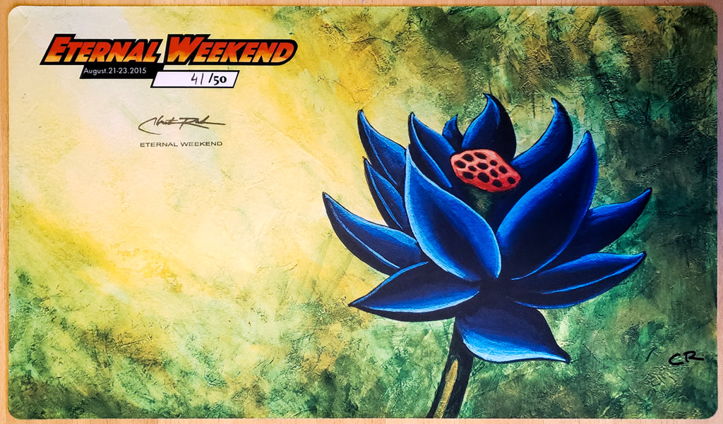 Black Lotus - Christopher Rush - Eternal Weekend 2015 Limited Edition - MTG Playmat