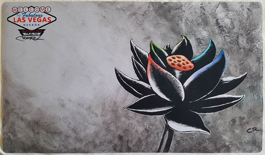 Black Lotus - Christopher Rush - Grand Prix Las Vegas 2015 - Signed by Artist - Limited Edition - MTG Playmat