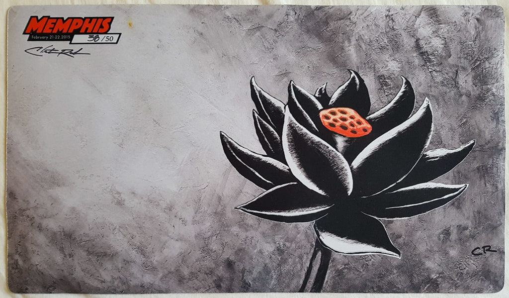 Black Lotus - Grand Prix Memphis 2015 - Signed by Artist - Limited Edition - MTG Playmat