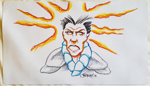 Brainstorm - Hand Drawn & Signed by Artist - MTG Playmat