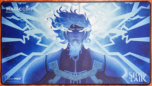 Brainstorm - Justin & Alexis Hernandez - Magic Con Philadelphia 2023 - Embroidered - MTG Playmat