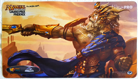 Brimaz, Re di Oreskos - Grand Prix Phoenix 2014 - Firmato dall'artista - Tappetino da gioco MTG