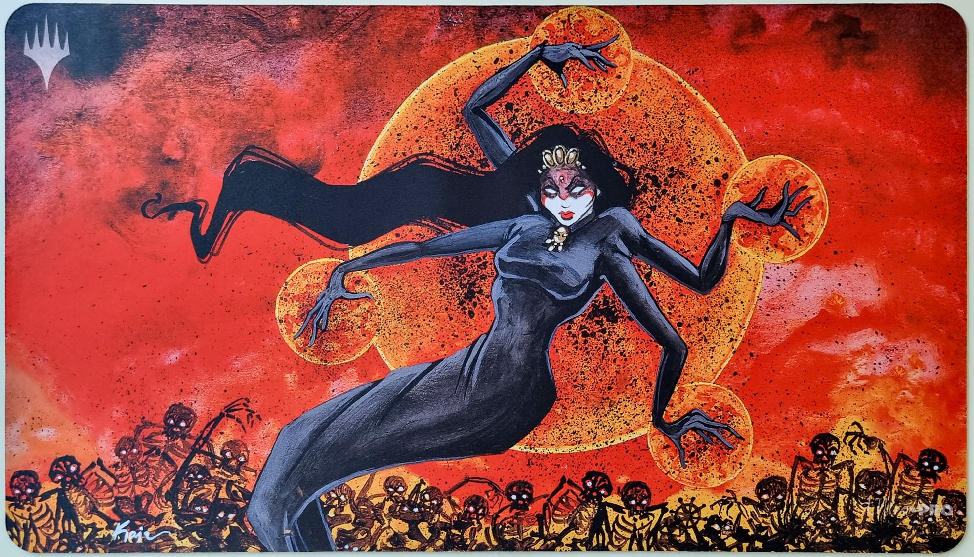 Coffin Queen Kaja Foglio MTG Playmat MtgPlaymats