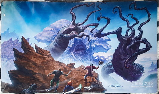 Eldrazi Concept Art - Mark Tedin - Modern Masters Event - Grand Prix Chiba 2015 - Signed by the Artist - MTG Playmat