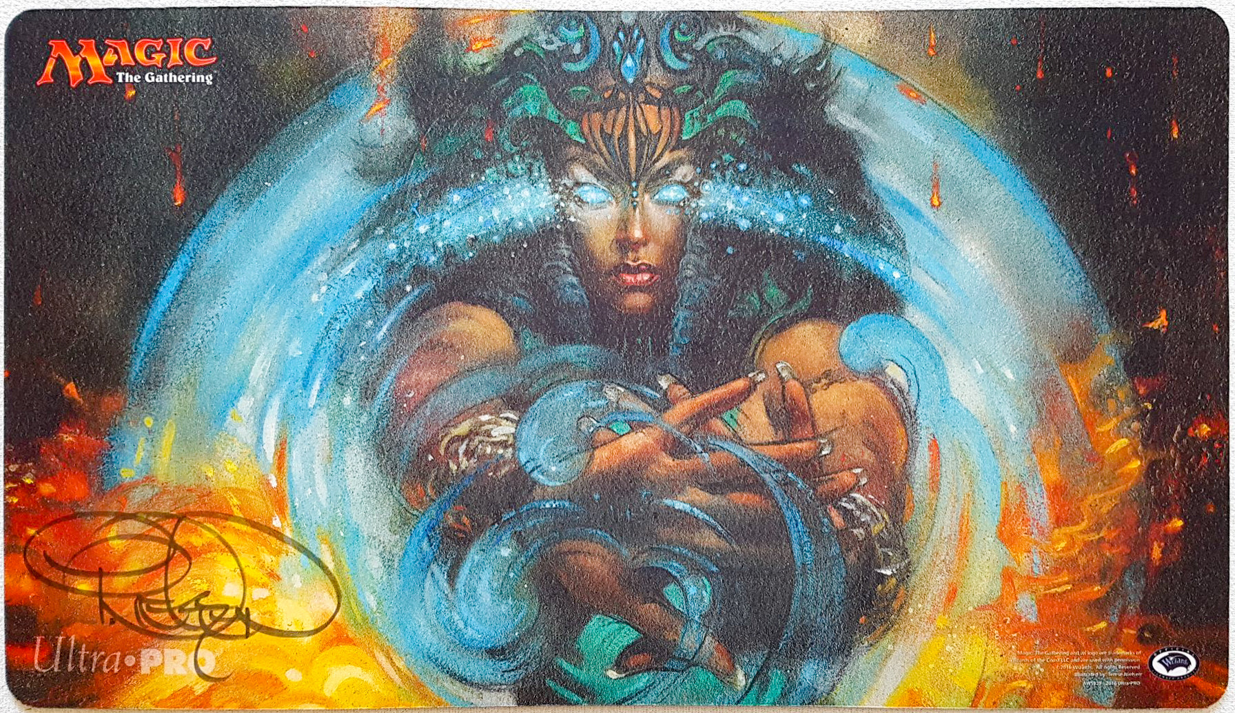 Force of Will - Terese Nielsen - Signed by the Artist - MTG Playmat