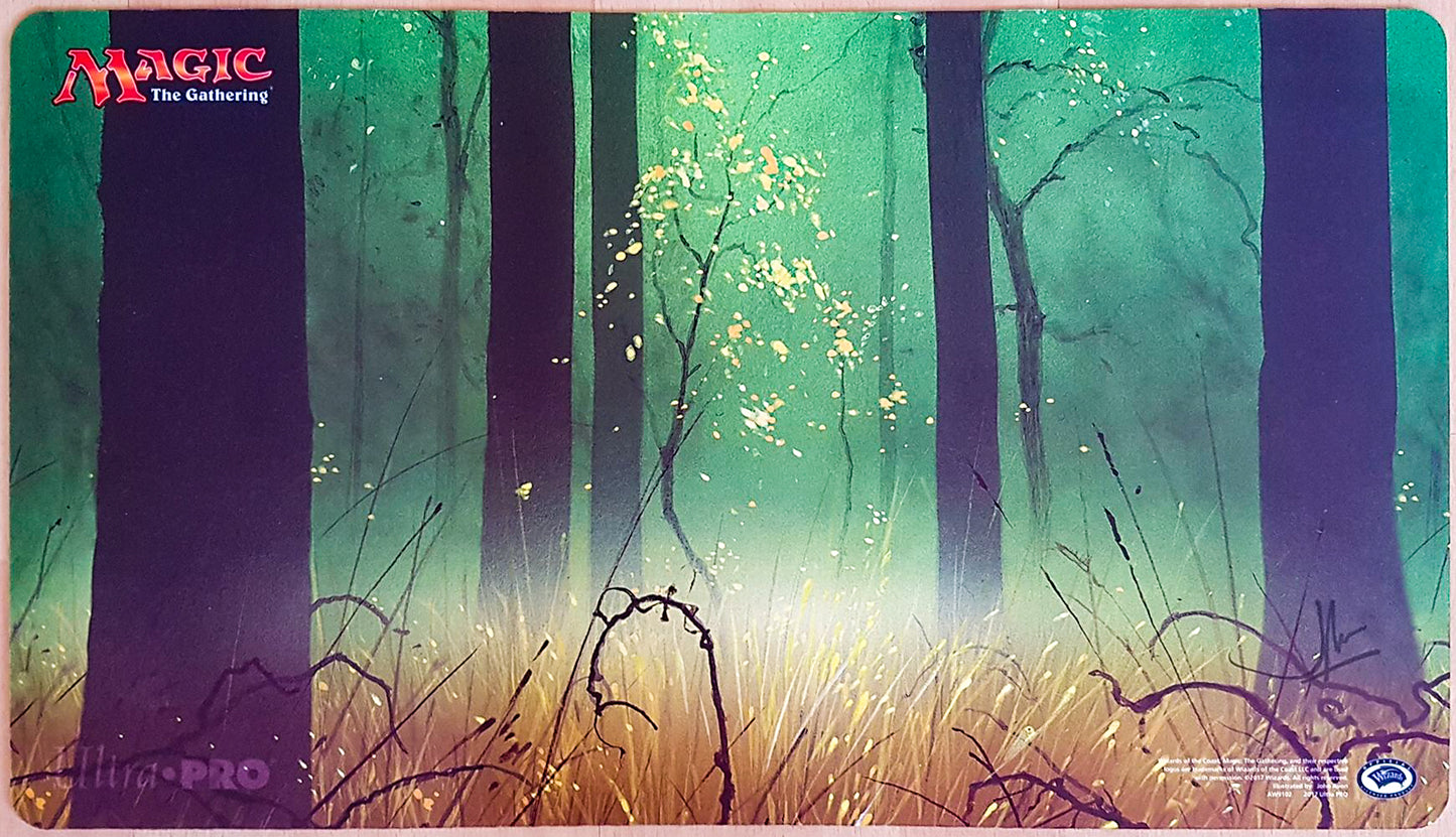 Unhinged Forest - John Avon - Signed by the Artist - MTG Playmat