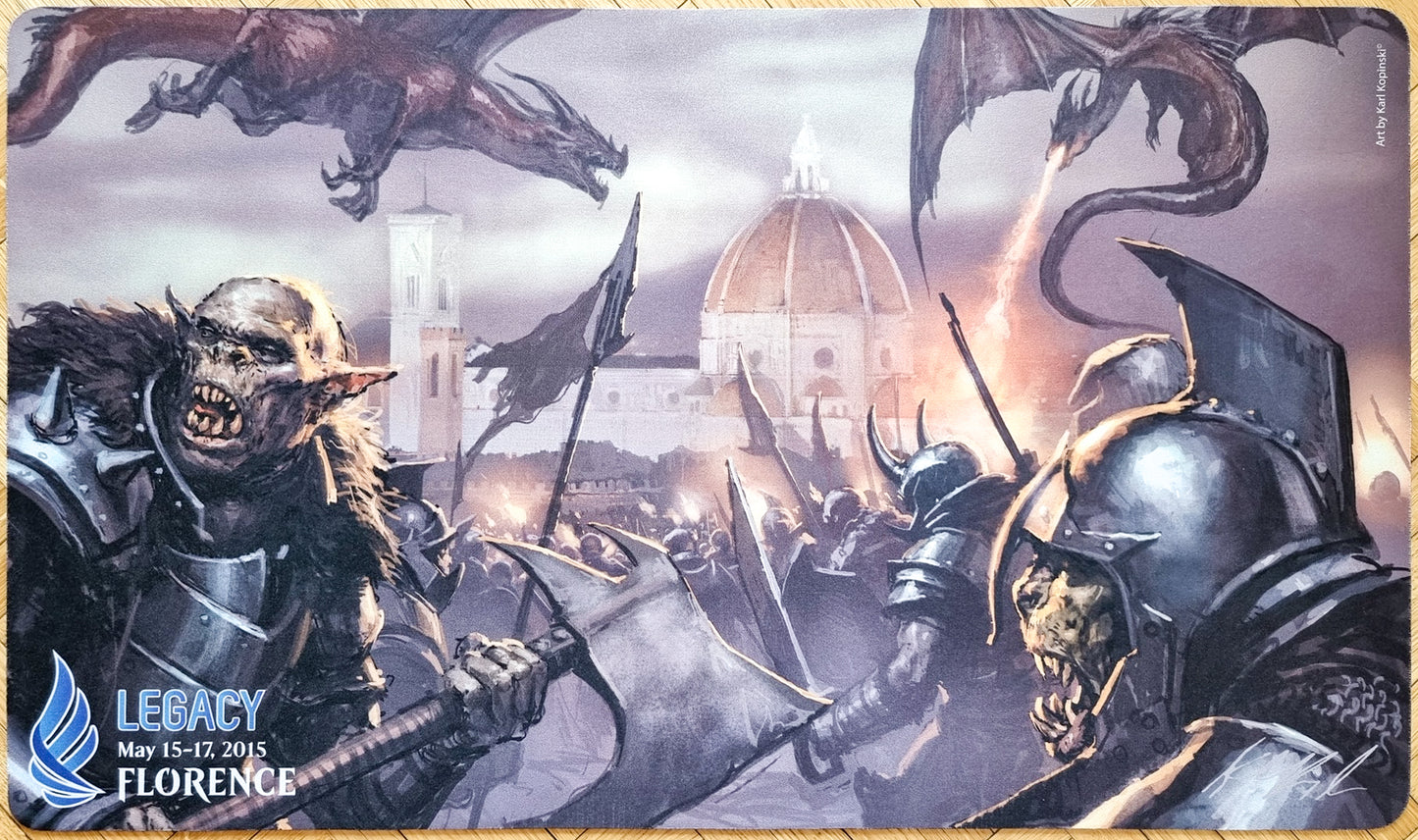 VIP Playmat - Karl Kopinski - Grand Prix Florence 2015 - MTG Playmat