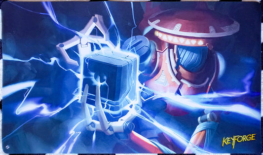 Perno de positrones - Pedro Dutra - Keyforge Playmat