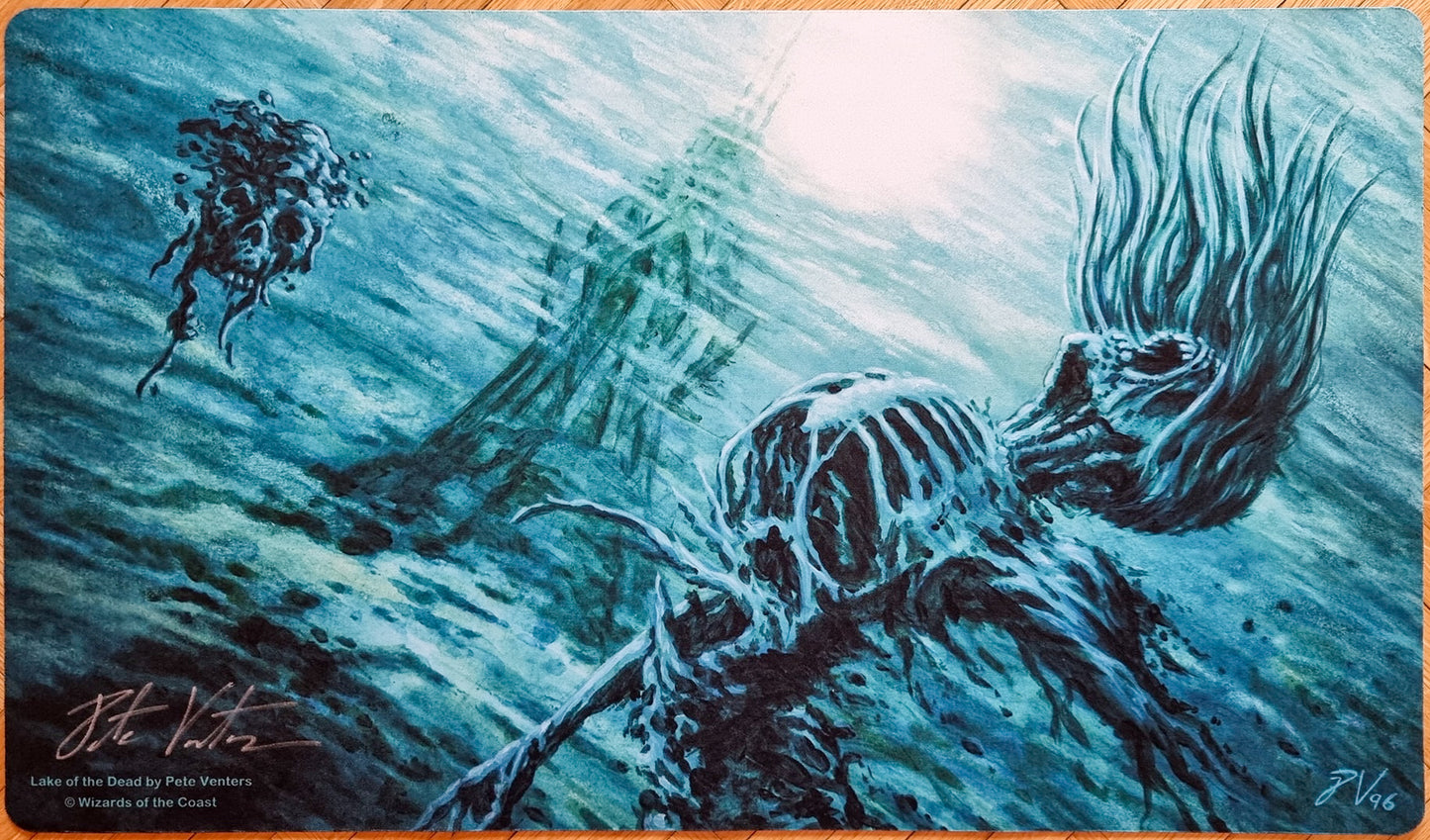 Lake of the Dead [Version 2] - Pete Venters - Signed by the Artist - MTG Playmat