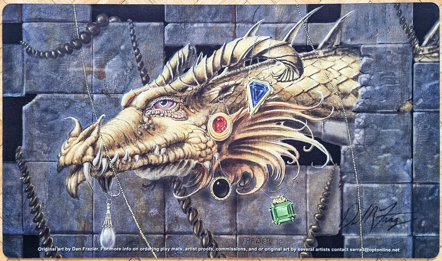 Moxen Dragon [Version 5] - Dan Frazier - Signed by the Artist - MTG Playmat