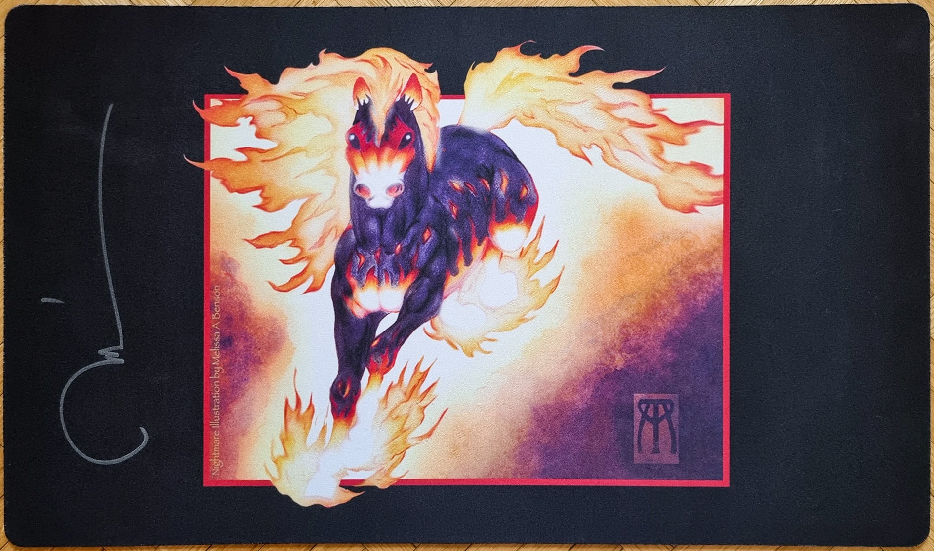 Nightmare [Version 2] - Melissa A. Benson - Signed by the Artist - MTG Playmat