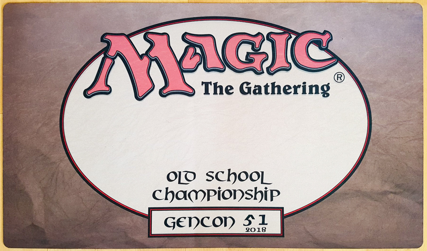 Old School Championship - Gen Con 51, 2018 - MTG Playmat