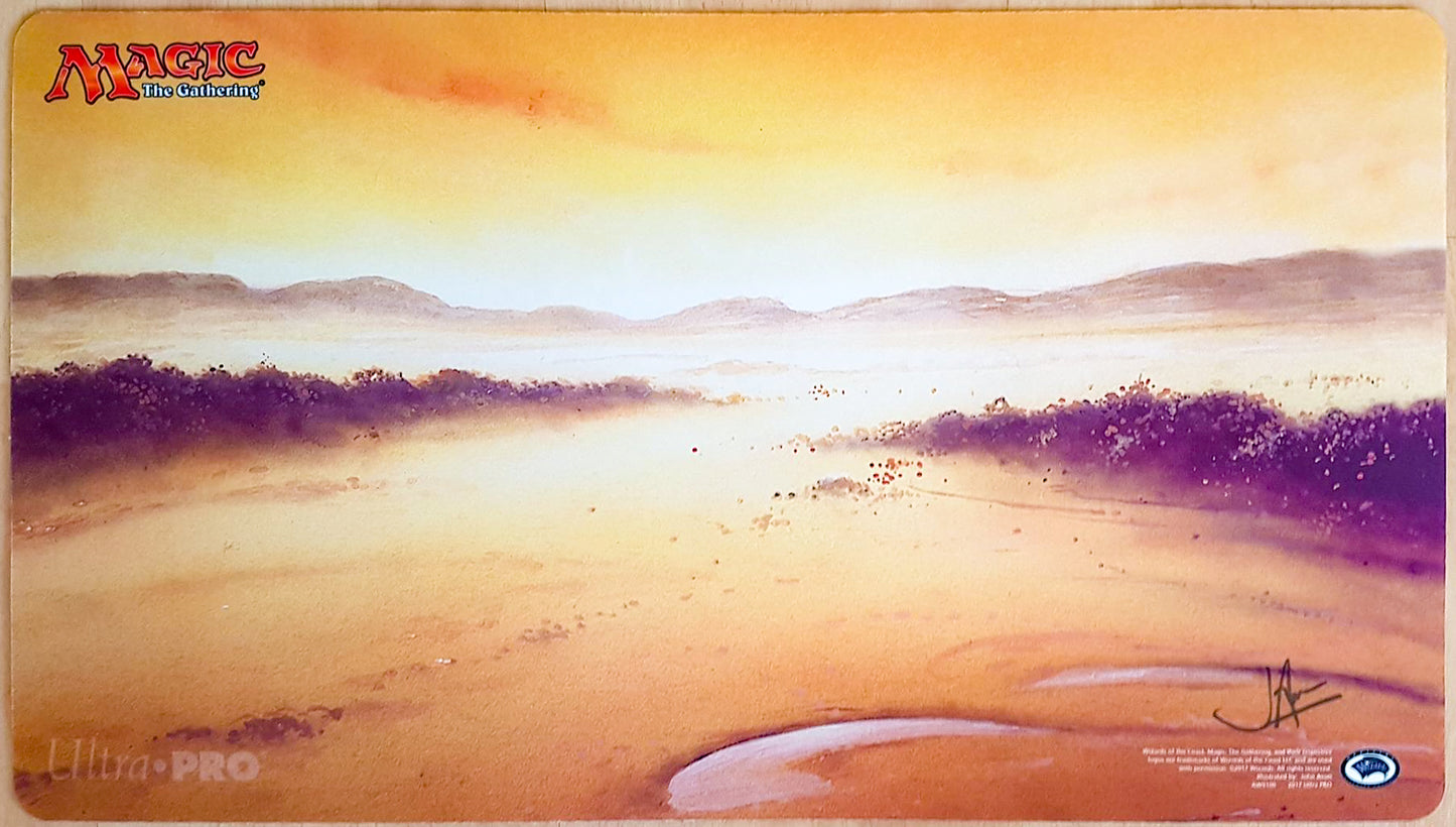 Unhinged Plains - John Avon - Signed by the Artist - MTG Playmat