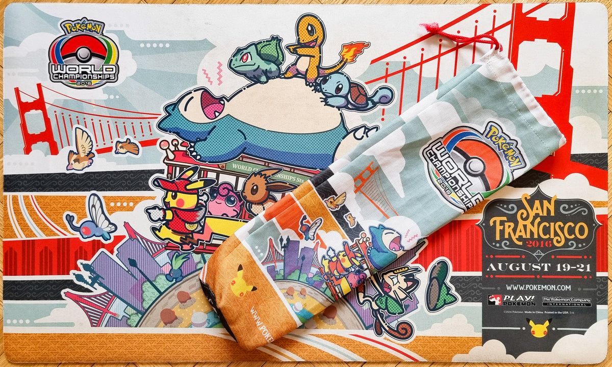 Pokémon World Championships San Francisco 2016 Pokémon Playmat & Bag