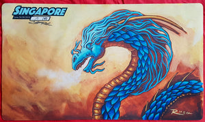 Shichifukujin Dragon - Grand Prix Singapore 2015 - Signed by Artist - Limited Edition - MTG Playmat