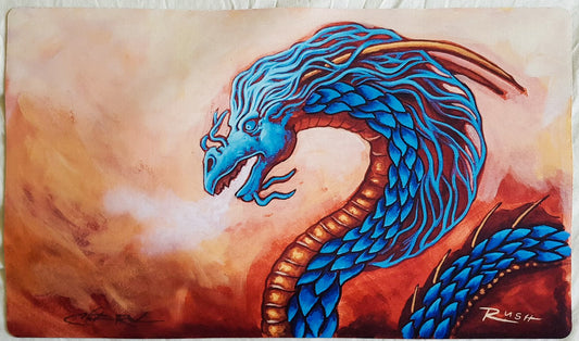 Shichifukujin Dragon - Christopher Rush - Signed by Artist - MTG Playmat