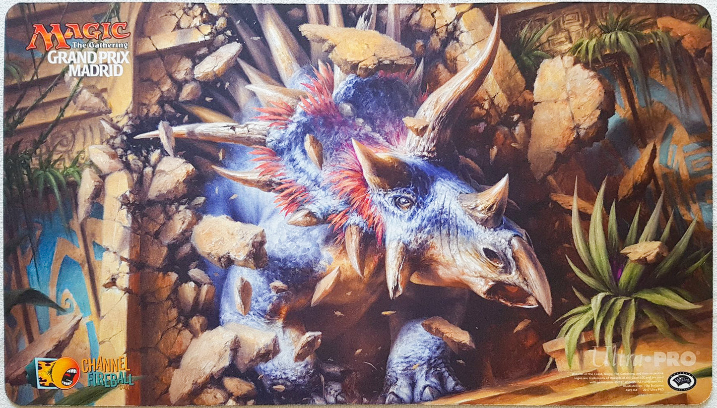 Siegehorn Ceratops - Filip Burburan - Grand Prix Madrid 2018 - MTG Playmat