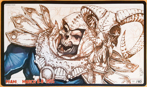 Skeletor - rk post - Grand Prix Miami 2015 - Signed by the Artist - Limited Edition [40/40] - MTG Playmat