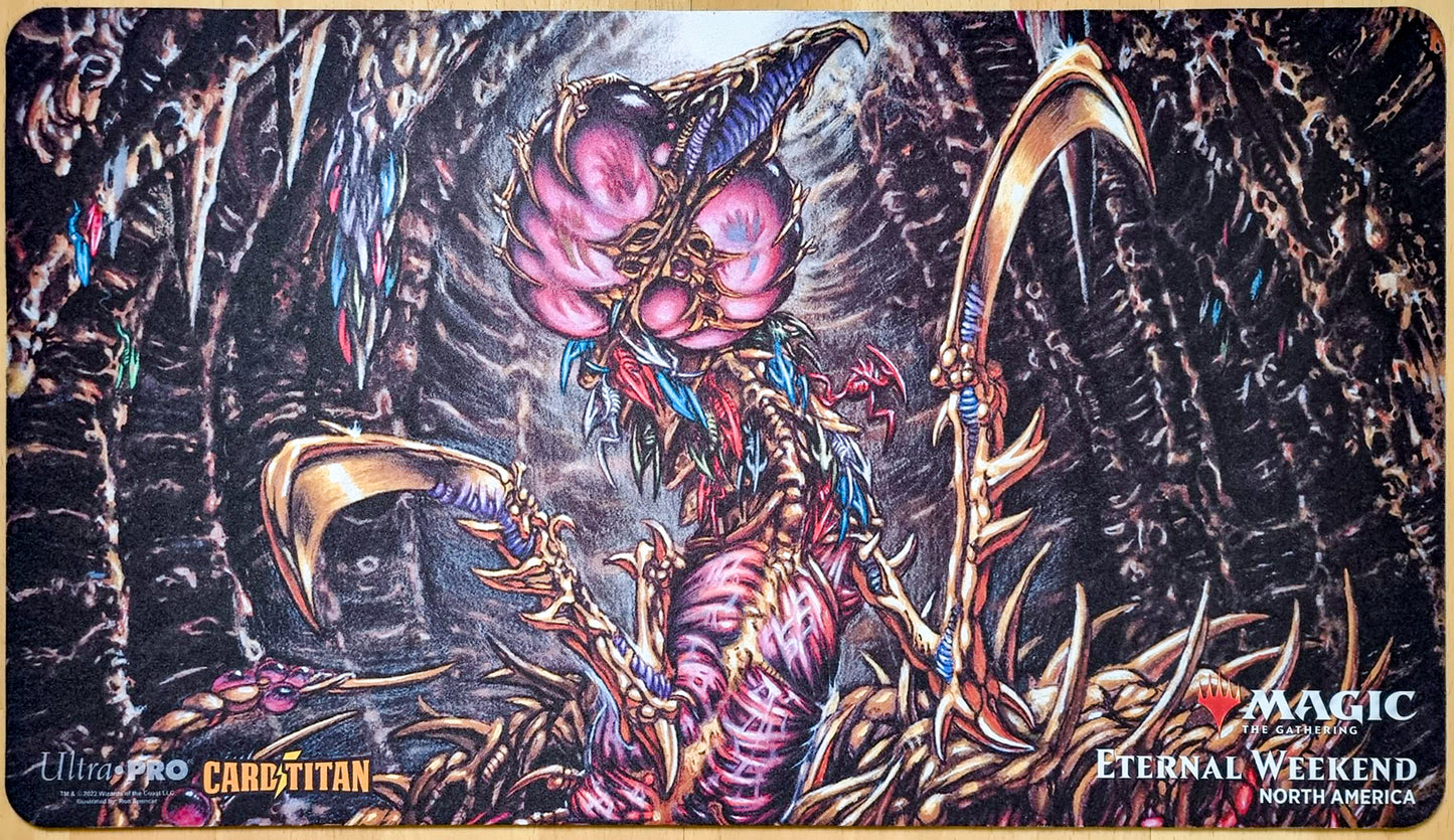 Sliver Queen - Ron Spencer - Eternal Weekend 2022 North America - Commander Badge - MTG Playmat