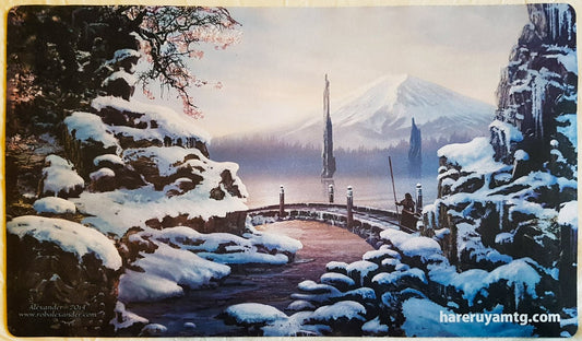 Fuji cubierto de nieve - Hareruya - Tapete de juego MTG