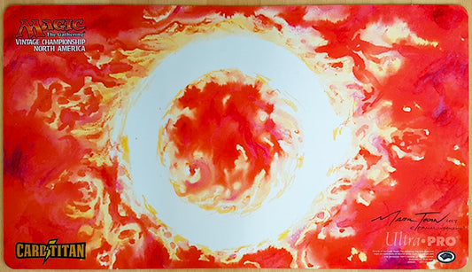 Sol Ring - Mark Tedin - Eternal Weekend 2017 - Vintage Championship North America - Signed by Artist - MTG Playmat