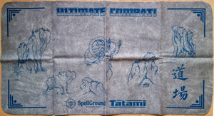 Tatami Grey / Blue - Ultimate Combat! Spellground - Khalsa Brain Games - MTG Playmat