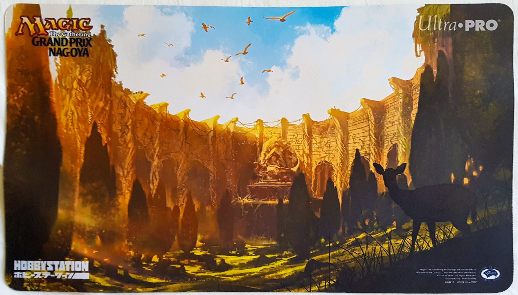 Temple of Plenty Grand Prix Nagoya 2014 MTG Playmat MtgPlaymats