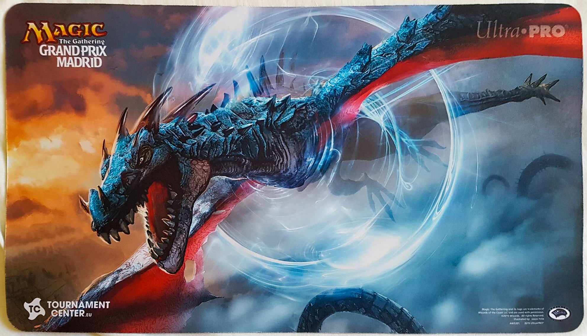 Thunderclap Wyvern - Grand Prix Madrid 2015 - MTG Playmat