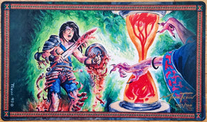 Timetwister - Mark Tedin - Signed by the Artist - Limited Edition [500 Copies] - Embroidered - MTG Playmat