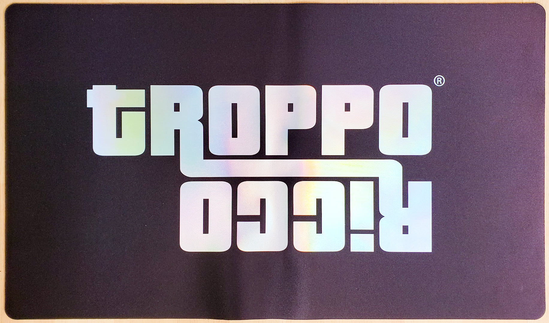 Tropporicco [Black & Silver Version] - Foil - MTG Playmat