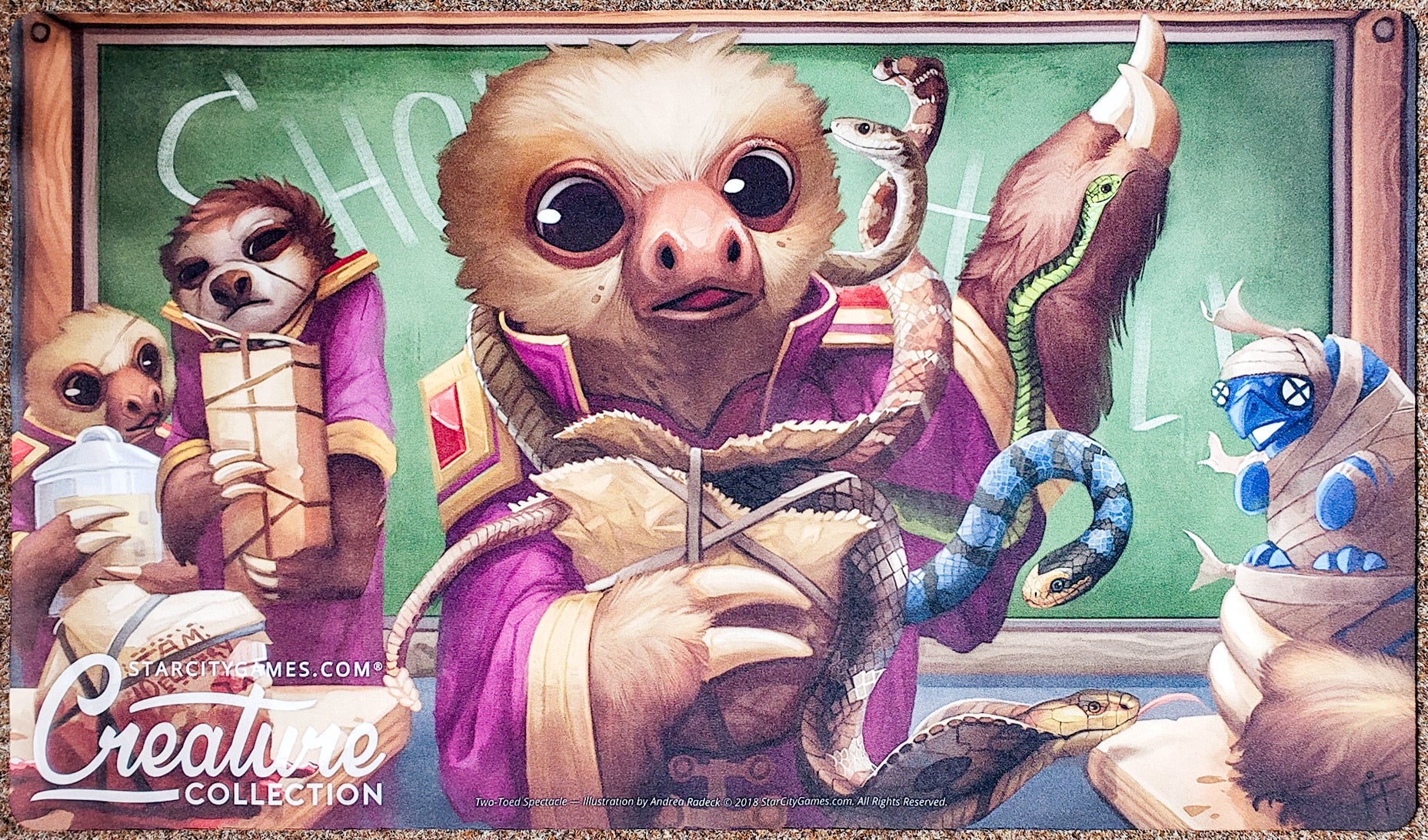 Two-Toed Spectacle - Andrea Radeck - Star City Games - Creature Collection - MTG Playmat