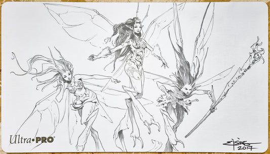 Vendilion Clique - Jesper Ejsing - Hand Drawn & Signed by the Artist - MTG Playmat